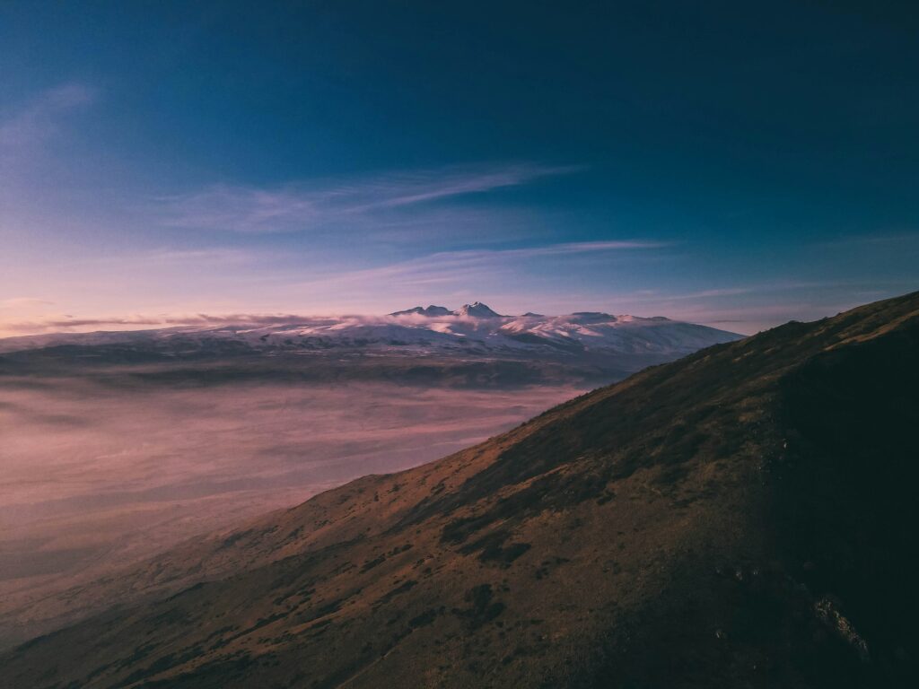 Armėnija Aragats kalnai