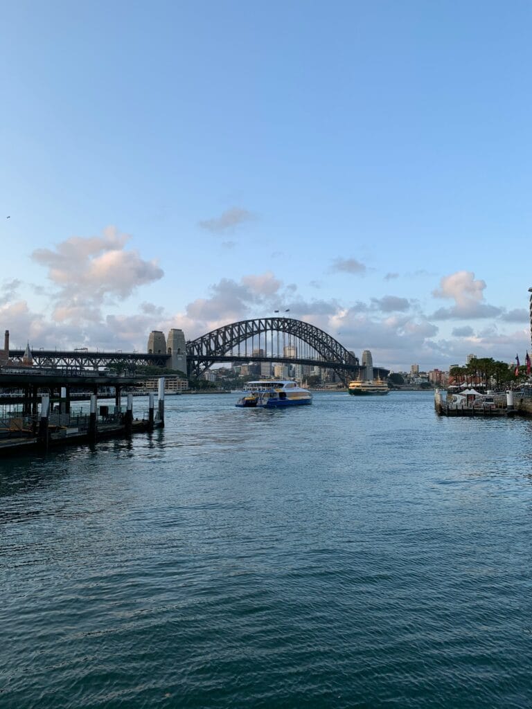 Australija Sidnejus Harbour tiltas