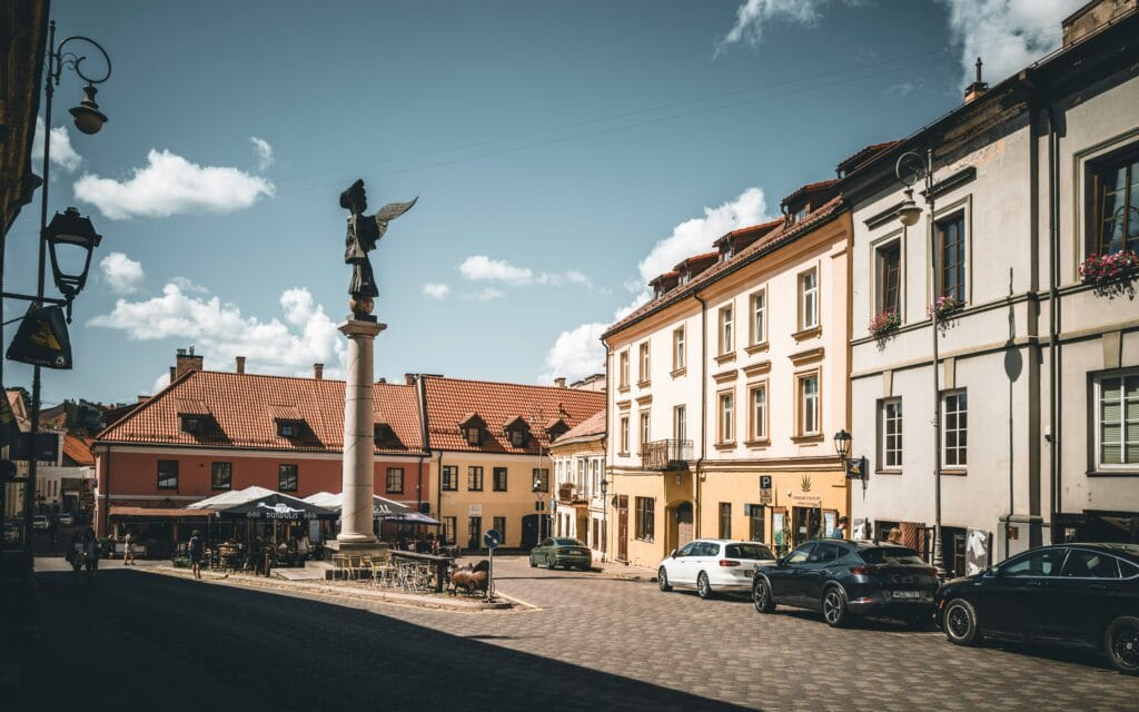 Lietuva Vilnius Užupis namai centras