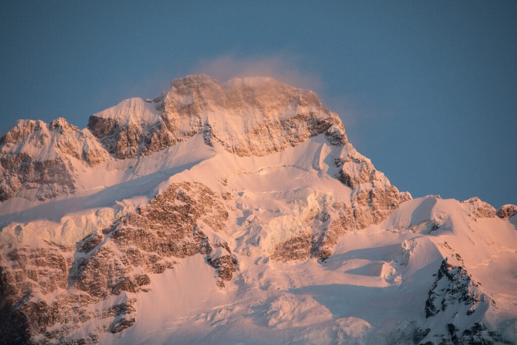 Naujoji Zelandija mount cook